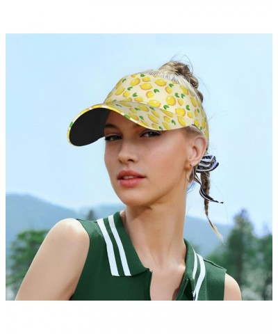 Sport Sun Visor Hats Men Women Summer Breathable Adjustable Empty Top Cap with UV Protection for Outdoor Golf Running Adult S...