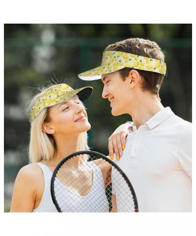 Sport Sun Visor Hats Men Women Summer Breathable Adjustable Empty Top Cap with UV Protection for Outdoor Golf Running Adult S...