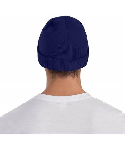 I'm with Stupid Beanie for Men Women, Winter Hats Warm Classic Daily Skull Caps Navy Blue $9.15 Skullies & Beanies