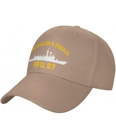 USS Mahlon S Tisdale FFG 27 Flag-Baseball Caps-Denim Hats Cowboy Knit hat Fisherman's hat Natural $16.13 Baseball Caps