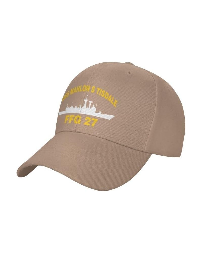 USS Mahlon S Tisdale FFG 27 Flag-Baseball Caps-Denim Hats Cowboy Knit hat Fisherman's hat Natural $16.13 Baseball Caps