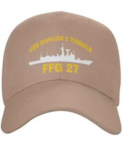 USS Mahlon S Tisdale FFG 27 Flag-Baseball Caps-Denim Hats Cowboy Knit hat Fisherman's hat Natural $16.13 Baseball Caps