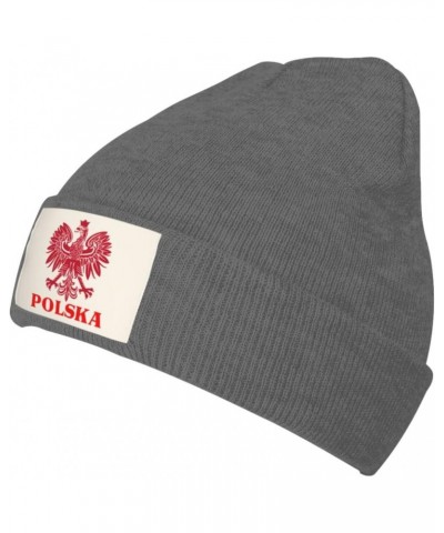 Polska Polish Country Pride Unisex Four Seasons Knitted Hat Winter Warm Hats Hats for Men Women One Size Deep Heather $12.68 ...