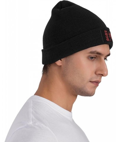 Mgmts Knit Hat Cap Fashionable Funny and Personalized Adults Stretch Knitted Cap Knit Hats Black $10.18 Skullies & Beanies