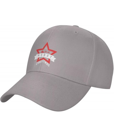 Adjustable Merry Christmas Baseball Cap Women Men Hat Truck Driver Baseball Caps Sun Hats Gray $12.45 Baseball Caps