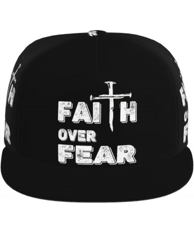 Jesus is King Baseball Cap Hip-hop Hat Jesus Faith Over Fear Christian $17.99 Baseball Caps