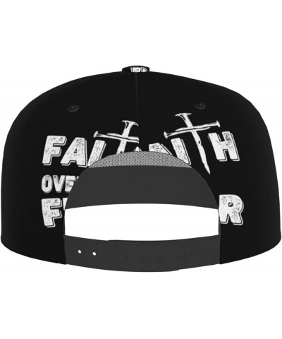 Jesus is King Baseball Cap Hip-hop Hat Jesus Faith Over Fear Christian $17.99 Baseball Caps