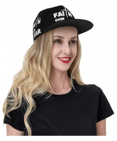 Jesus is King Baseball Cap Hip-hop Hat Jesus Faith Over Fear Christian $17.99 Baseball Caps