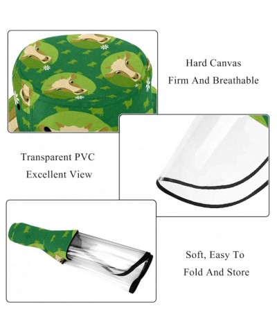 Sun Hats for Men Women Outdoor, 22.6 Inch for Adult Cow Pattern Flat Multicoloured $11.04 Sun Hats