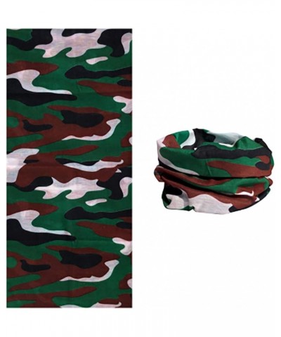 Camo Bandana, Sport Men Women Dust Head Sweatband Head Wrap Mask Neck Warmer Face Mask Magic Scarf 352 $8.28 Balaclavas