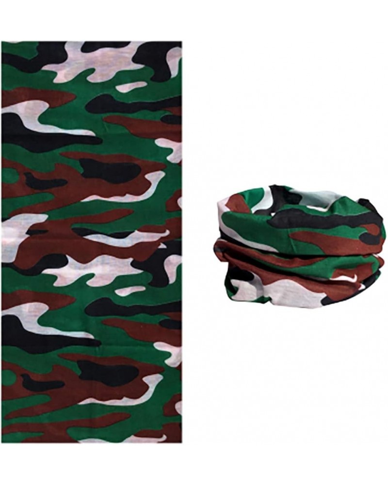 Camo Bandana, Sport Men Women Dust Head Sweatband Head Wrap Mask Neck Warmer Face Mask Magic Scarf 352 $8.28 Balaclavas