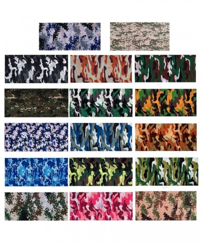 Camo Bandana, Sport Men Women Dust Head Sweatband Head Wrap Mask Neck Warmer Face Mask Magic Scarf 352 $8.28 Balaclavas