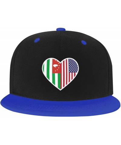 I Love America And The Republic Abkhazia Baseball Cap for Men Women Snapback Hat Adjustable Flat Bill Hats Blue $13.60 Baseba...