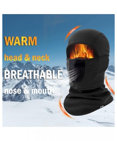 Balaclava Ski Mask with Warm Fleece & Breathable Mesh,Winter Face Mask for Skiing,Snowboarding,Motorcycling Blue $8.47 Balacl...