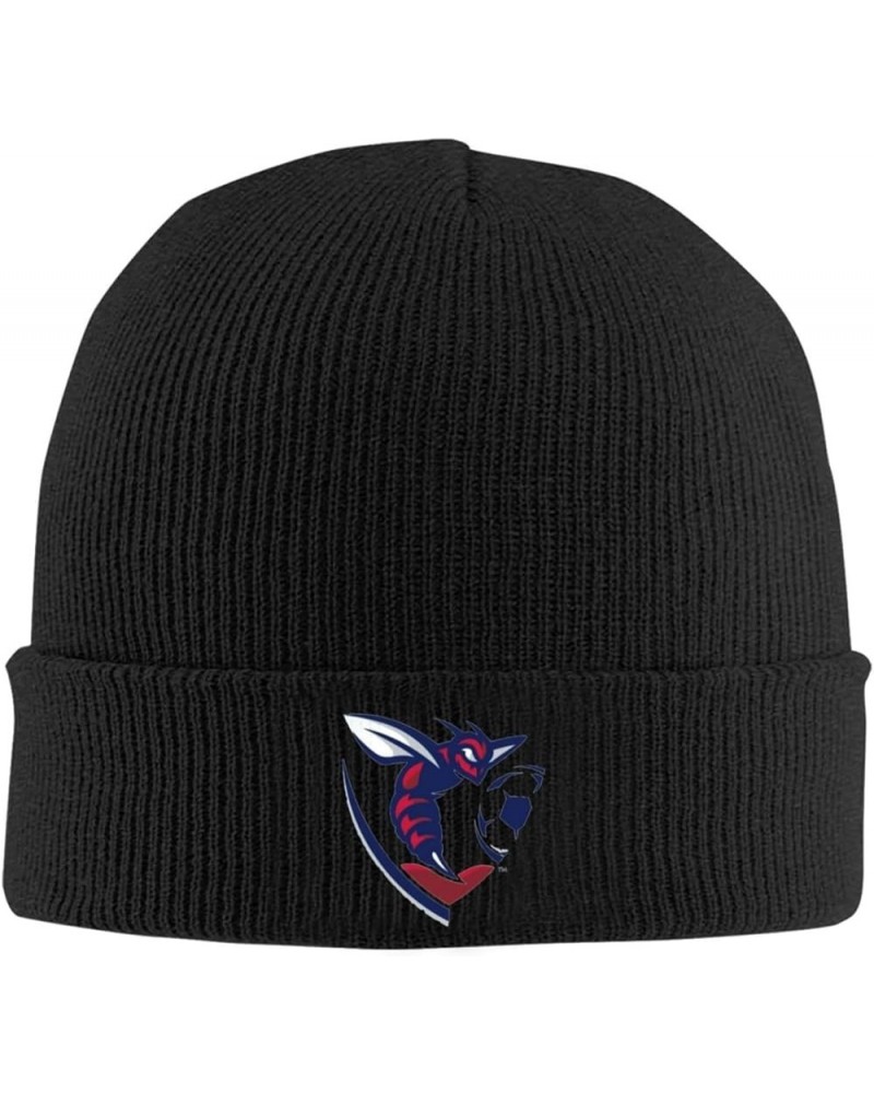 Shenandoah University Logo Beanie Hat for Men and Women Winter Warm Hats Knit Slouchy Thick Skull Cap Black $12.87 Skullies &...