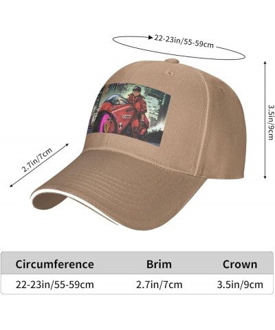 Anime Akira Sport Casual Sandwich Outdoor Baseball Cap Man Cap face Small Sunscreen Female Sun Visor Natural $14.95 Sun Hats