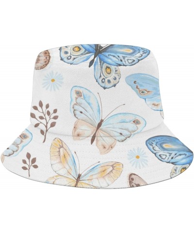 Cool Bucket Hats Butterfly Bucket Hat Insect Funny Women Hats Beach Accessories for Travel Must Haves Spring 5 $9.41 Bucket Hats