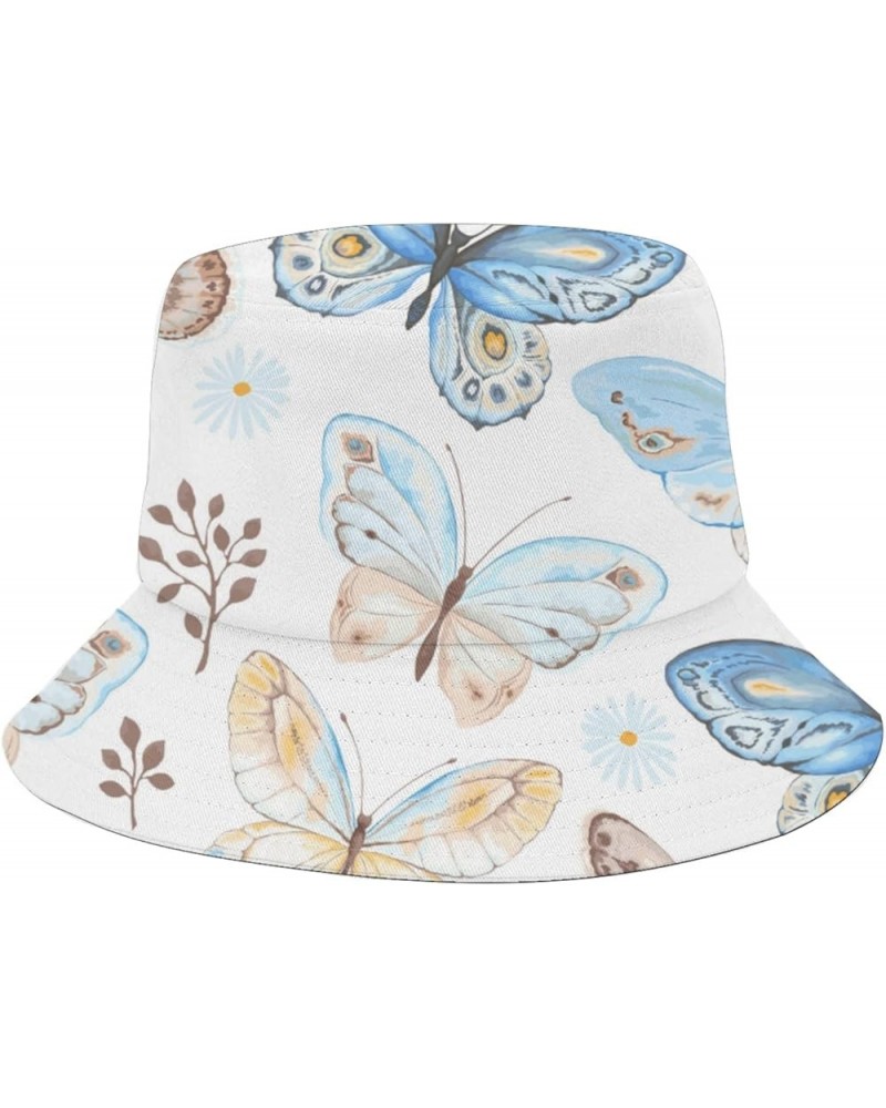 Cool Bucket Hats Butterfly Bucket Hat Insect Funny Women Hats Beach Accessories for Travel Must Haves Spring 5 $9.41 Bucket Hats