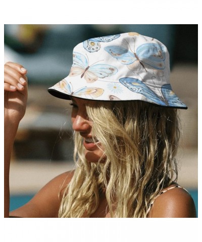 Cool Bucket Hats Butterfly Bucket Hat Insect Funny Women Hats Beach Accessories for Travel Must Haves Spring 5 $9.41 Bucket Hats