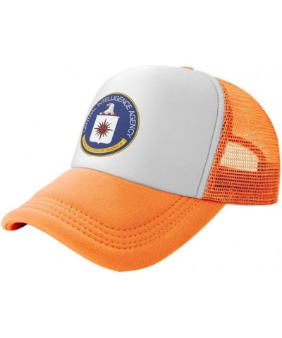 Central-Intelligence-Agency-CIA Flag-Trucker Hats Denim Hats Cowboy Knit hat Baseball Caps Fisherman's hat Orange $13.36 Base...