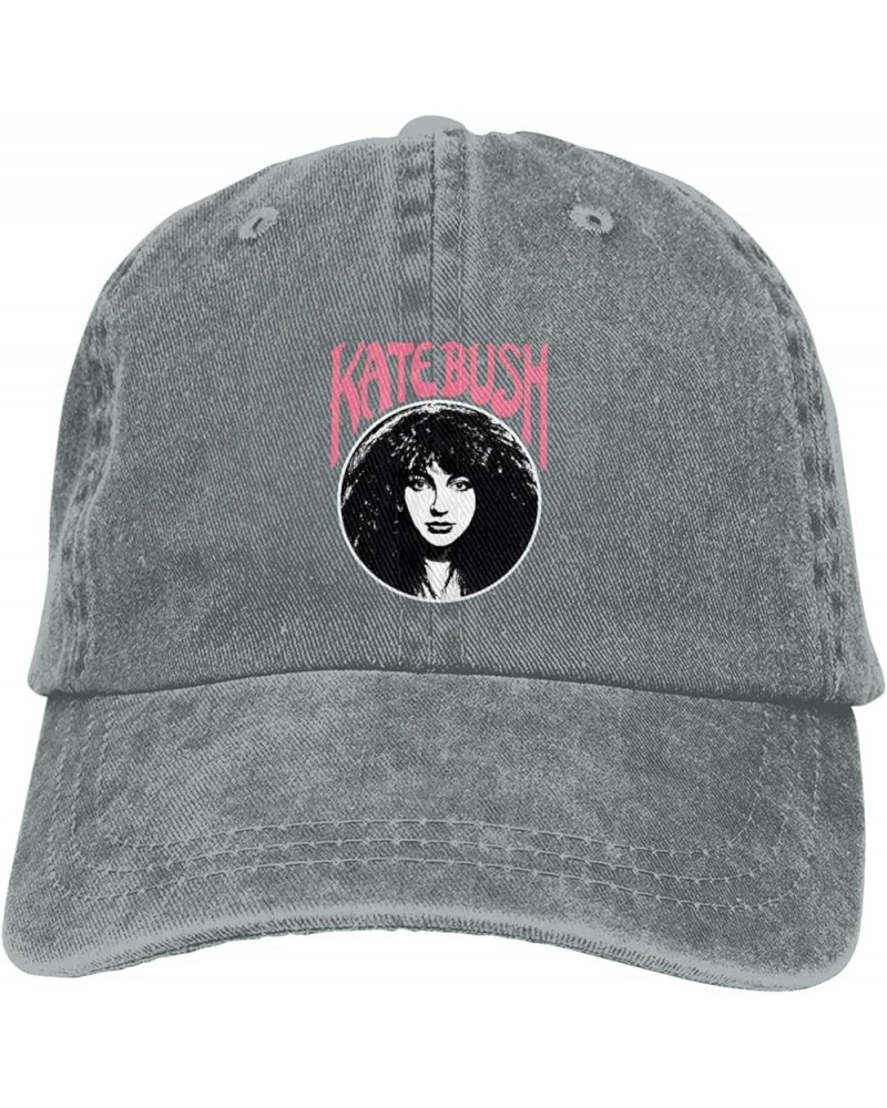 Kate Music Bush Hat Cap Fashion Pattern Custom Trucker Hat Adjustable Washed Denim Baseball Caps Casquette Black Gray $9.26 B...