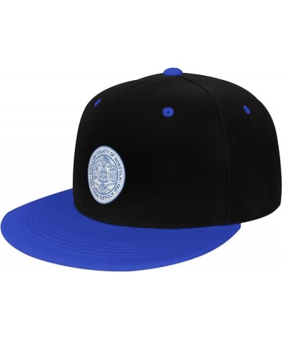 Norfolk countyma Seal Snapback Hat for Men Women Baseball Cap Trucker Flat Bill Hats Dad Caps Blue $10.42 Baseball Caps