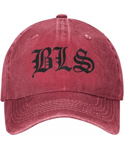 Black Music Label Music Society Baseball Cap Vintage Washed Denim Cap Unisex Casual Outdoor Sport Hat Black Red $9.99 Basebal...