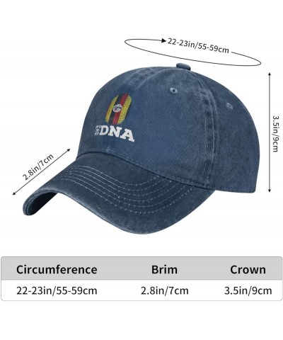 Uganda It's in My DNA Baseball Cap for Men Women Hats Adjustable Vintage Cowboy Hat Navy Blue $11.85 Cowboy Hats