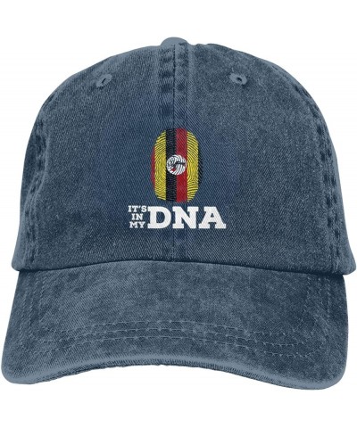 Uganda It's in My DNA Baseball Cap for Men Women Hats Adjustable Vintage Cowboy Hat Navy Blue $11.85 Cowboy Hats