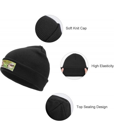 Winter Beanie Hats for Men Women,White Owl Beanie Soft Warm Knit Hat Ski Stocking Cuffed Cap Black-two Owls $14.55 Skullies &...