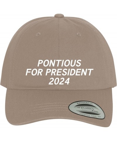 Pontious for President 2024 - Comfortable Dad Hat Baseball Cap Khaki $14.67 Baseball Caps