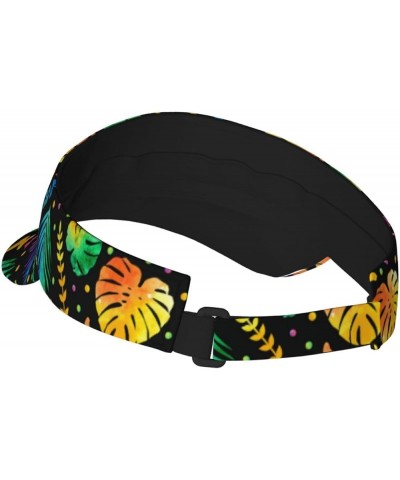 Hawaii Tropical Flower Sun Visor Hats Cap Visors for Women and Men for Sport Beach Tennis Golf Running Hawaii-2s $11.94 Visors