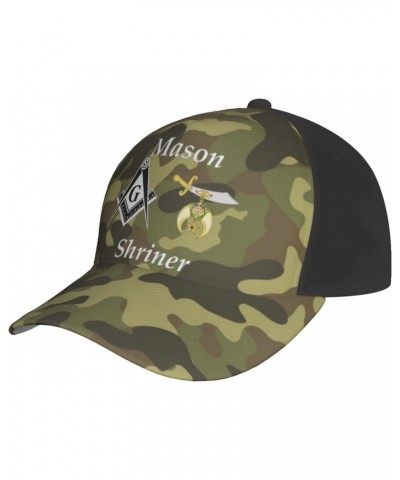 Masonic Shriner Split Cap Tucker Hat Women Men Sports Baseball Caps3 Black $18.54 Baseball Caps