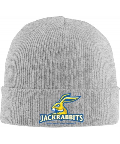 South Dakota State University Logo Beanie Hat for Men and Women Winter Warm Hats Knit Slouchy Thick Skull Cap Gray $10.34 Sku...