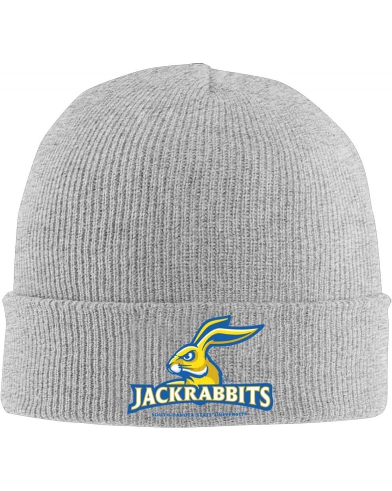 South Dakota State University Logo Beanie Hat for Men and Women Winter Warm Hats Knit Slouchy Thick Skull Cap Gray $10.34 Sku...