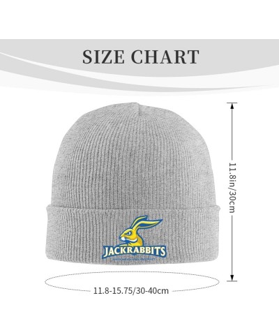 South Dakota State University Logo Beanie Hat for Men and Women Winter Warm Hats Knit Slouchy Thick Skull Cap Gray $10.34 Sku...