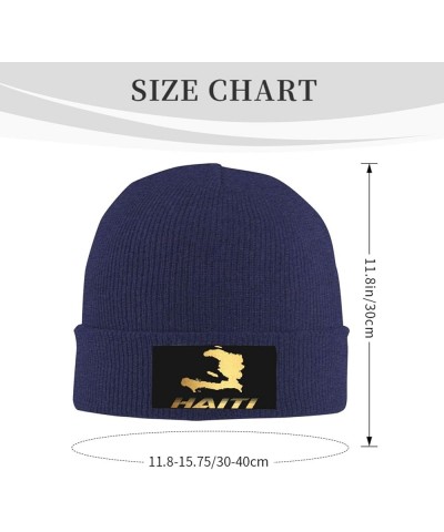 Beanie Hat Stretchy Hat Soft Warmth Knit Hat Cap for Men & Women Unisex Navy Blue $12.10 Skullies & Beanies