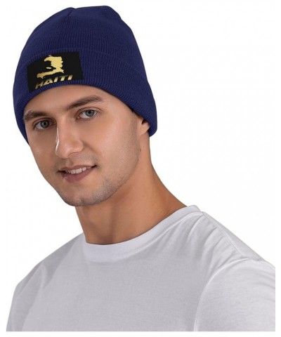 Beanie Hat Stretchy Hat Soft Warmth Knit Hat Cap for Men & Women Unisex Navy Blue $12.10 Skullies & Beanies