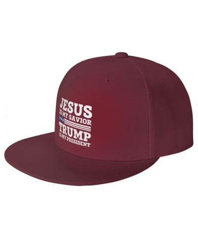 Jesus is My Savior Tru-m-p is My President Flag Denim Hats Cowboy Knit hat Fisherman's hat Baseball Caps $14.57 Baseball Caps