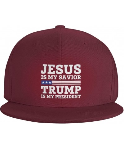 Jesus is My Savior Tru-m-p is My President Flag Denim Hats Cowboy Knit hat Fisherman's hat Baseball Caps $14.57 Baseball Caps