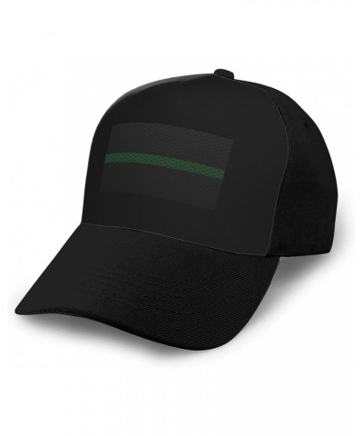 Adjustable Mesh Style Thin Green Line Flag Baseball Cap for Men Women Baseball Hat Outdoor Casual Breathable Caps Trucker Hat...