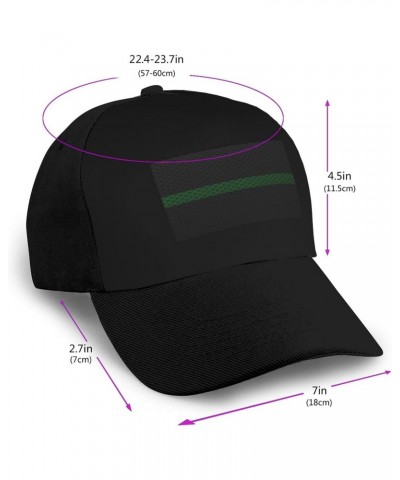 Adjustable Mesh Style Thin Green Line Flag Baseball Cap for Men Women Baseball Hat Outdoor Casual Breathable Caps Trucker Hat...