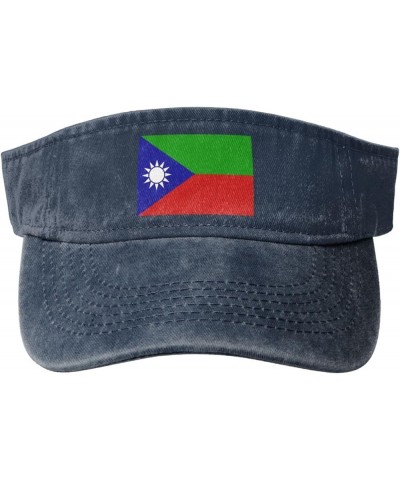 Flag of The Baloch People Sun Hat Sun Visor Hats for Women Men Baseball Cap Golf Hats Navy Blue $11.84 Visors