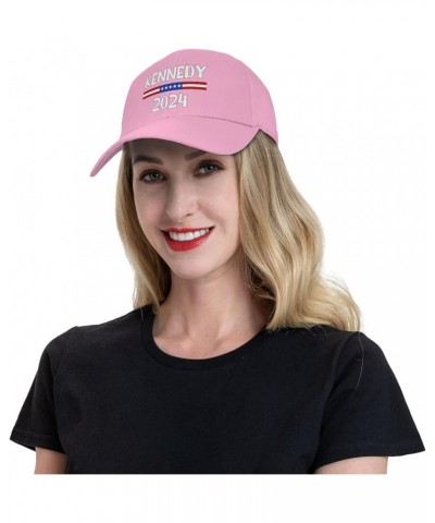 Kennedy 2024 RFK JR. for President 2024 Men's Baseball Hat Vintage Trucker Cap Adjustable Pink $10.04 Baseball Caps