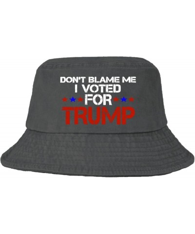 Bucket Hat for Teens Don't Blame Me I Voted for Trump Bucket Hat Suitable for Vacay Summer Hat Trump Supporter Gift Wash Blac...