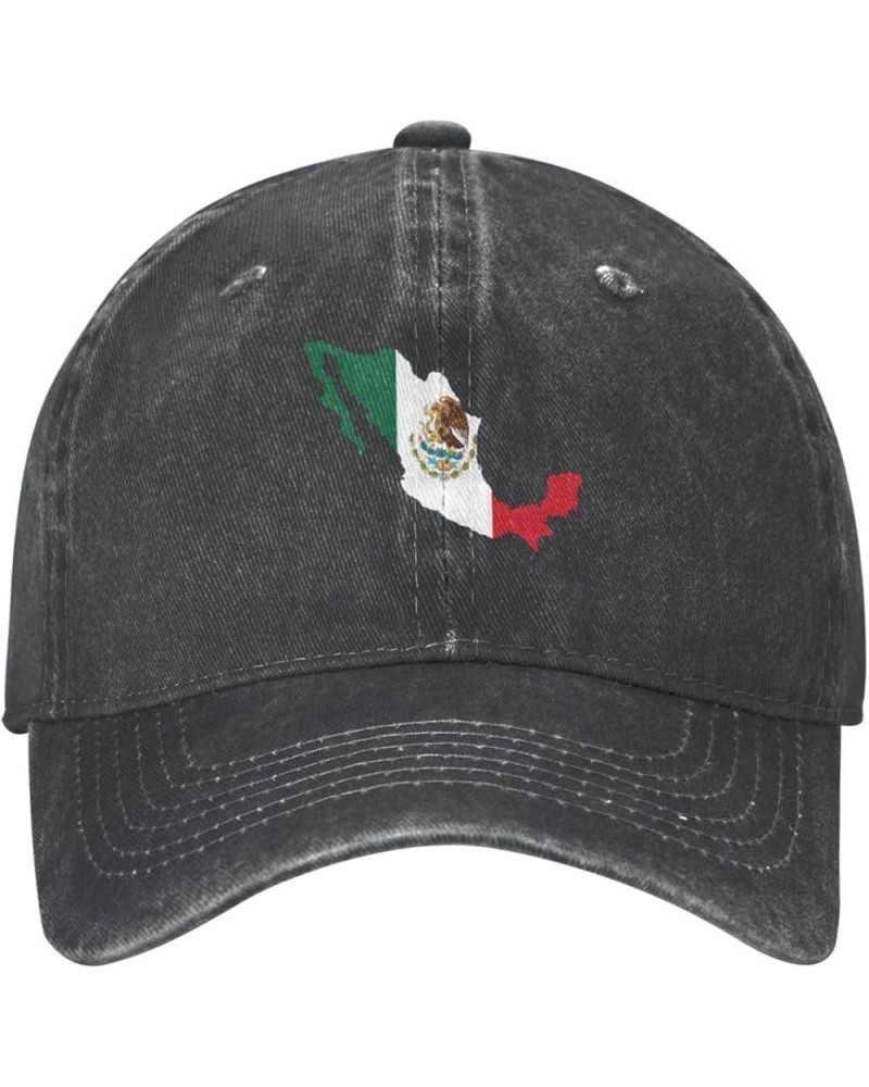 Mexican Flag Map Unisex Classic Vintage Baseball Cap Mens Womens Trucker Hats Black $12.76 Baseball Caps