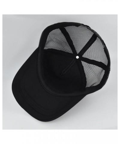 Trucker Hat for Men & Women Mesh Snapback Hats Fashion Baseball Cap Adjustable Fitted Hat Vintage Mesh Trucker Hat A14 $6.48 ...