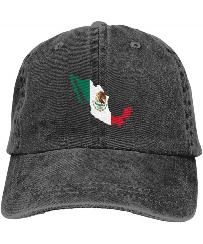 Mexican Flag Map Unisex Classic Vintage Baseball Cap Mens Womens Trucker Hats Black $12.76 Baseball Caps