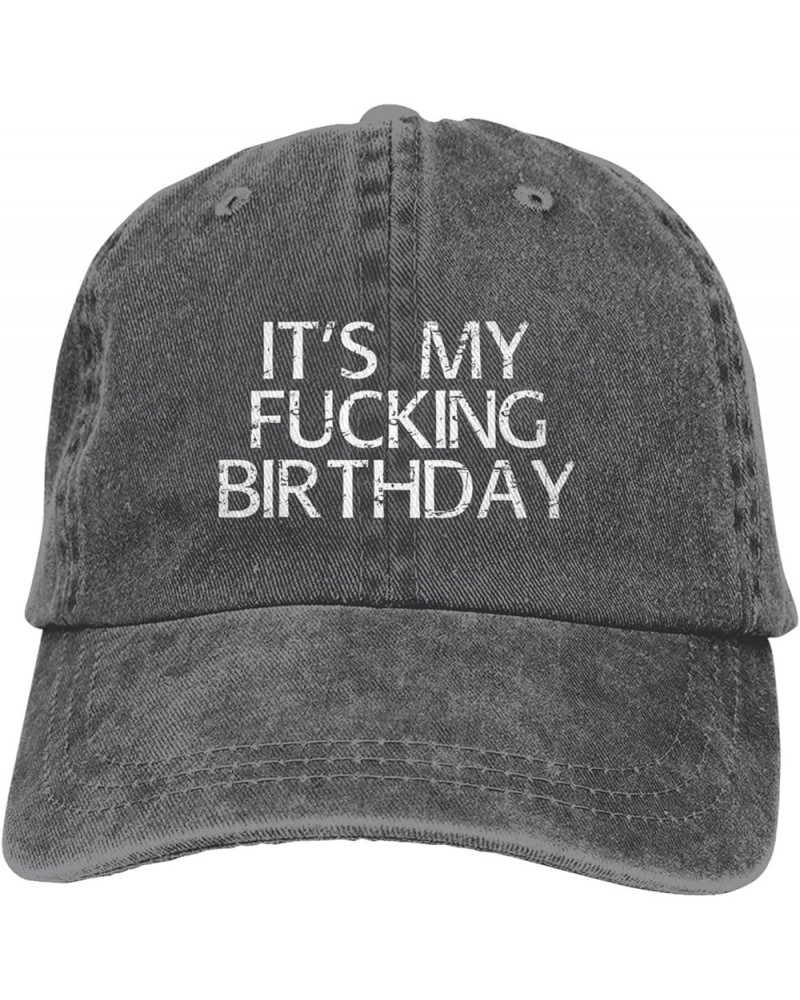 It's My Fucking Birthday Funny Baseball Cap Trucker Hats Sports Hat Men Women Deep Heather $11.92 Cowboy Hats