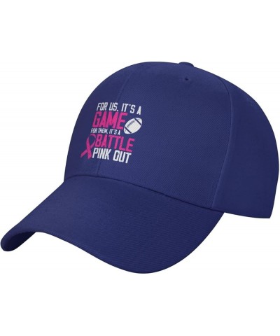 Adjustable Breast Cancer Baseball Cap Women Men Hat Truck Driver Baseball Caps Sun Hats Blue $11.98 Baseball Caps